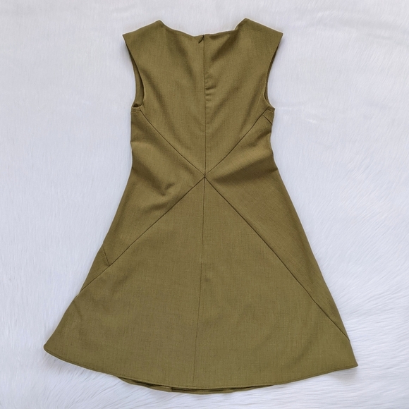 MM Lafleur The Pauline Dress In True Olive | Size 0P/XS - Picture 8 of 15
